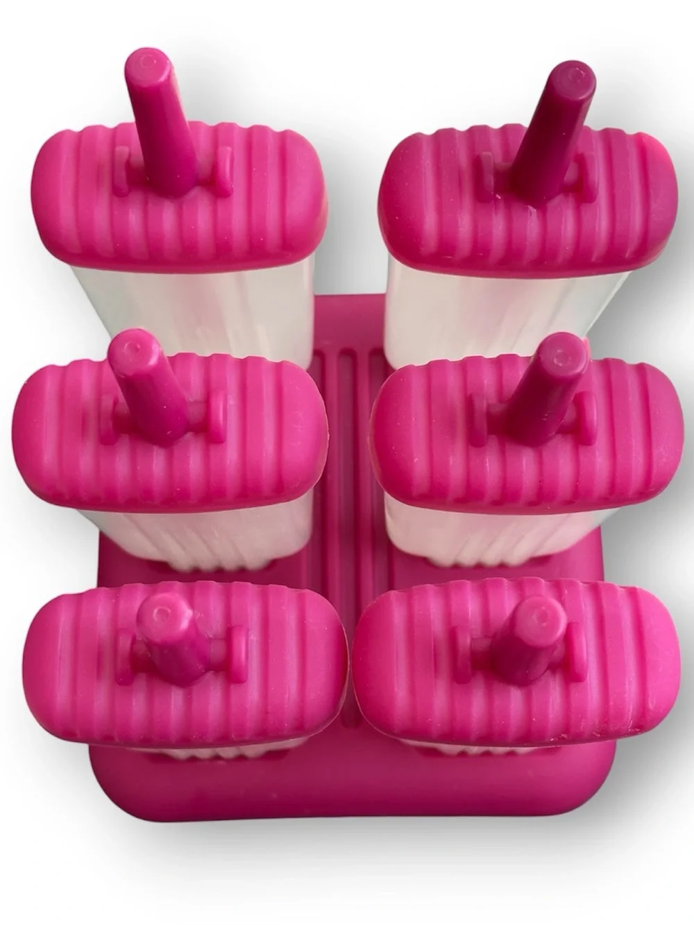 Tovolo Groovy Pop Molds - Pink (Set of 6)